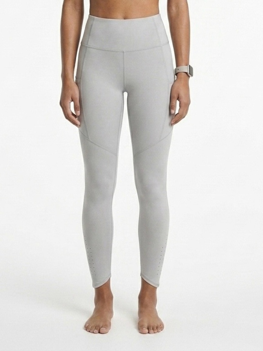 Athleta Pacesetter 7/8 Running Tight Leggings - Grey - Size M